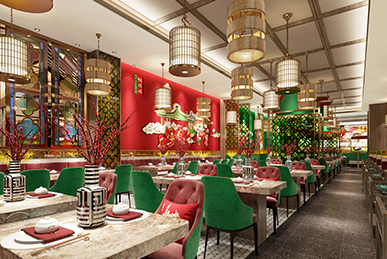 深圳廣式點心茶樓餐飲空間設計新突破，新風格